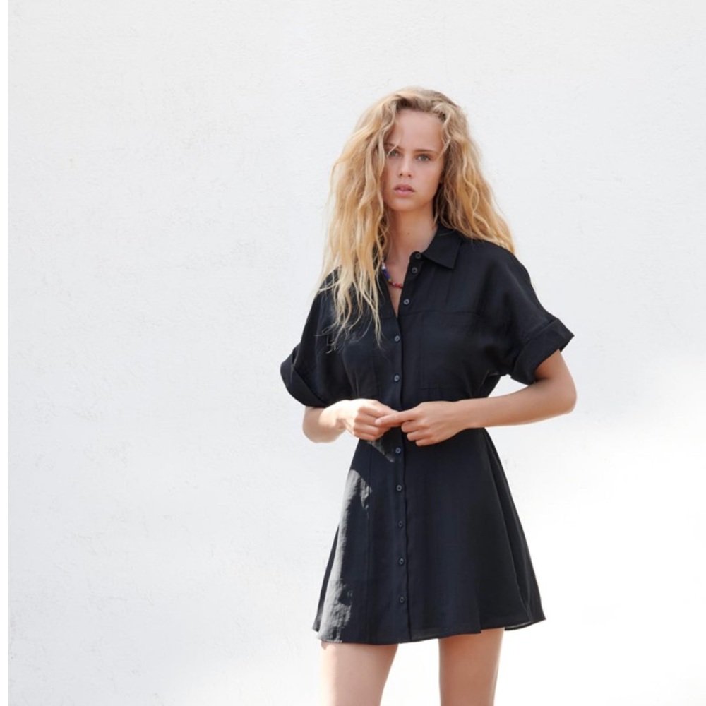 Short shirt dress
